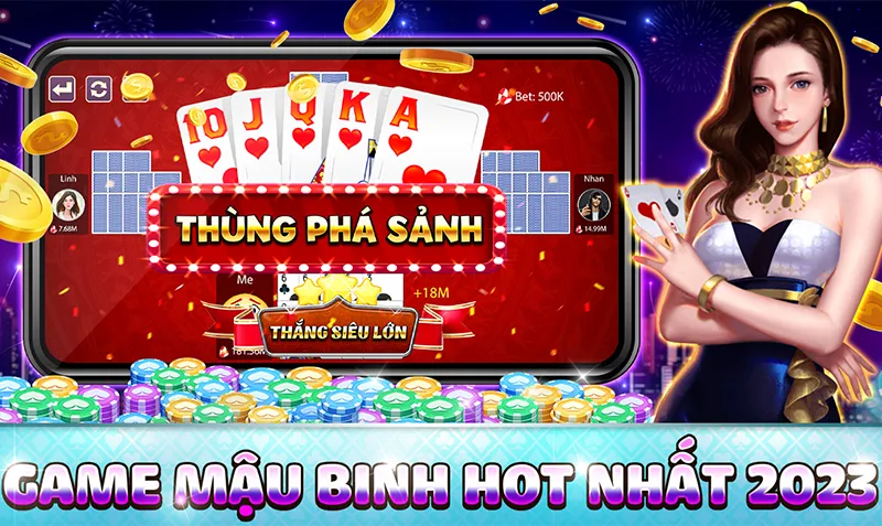 Mậu Binh SV388: Chi bài, luật, mẹo thắng khi chơi game bài 3 Giao diện đẹp, tính chiến thuật cao giúp Mậu Binh SV388 giữ được độ hot