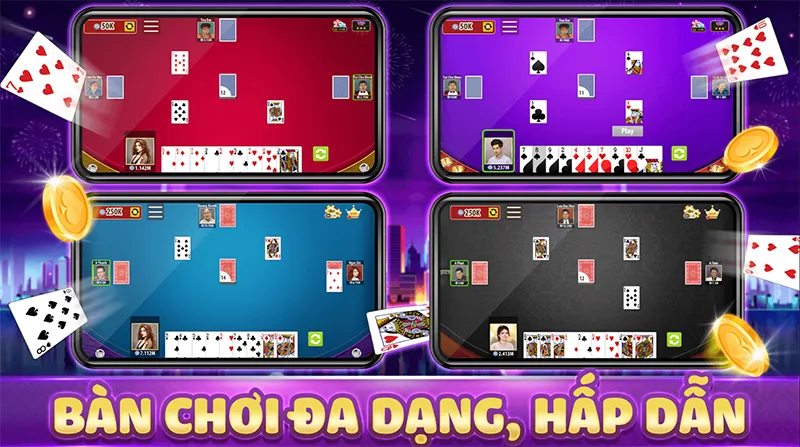 Phỏm SV388: Game bài đổi thưởng chiến thuật đang hot 2025 1 Giao diện bàn chơi Phỏm SV388 mô phỏng sát thực tế